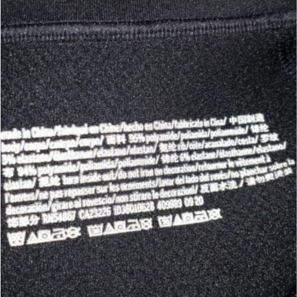 PINK Victoria's Secret Black Quarter-Zip Sweatshirt Sz.XS EUC. - Picture 7 of 7